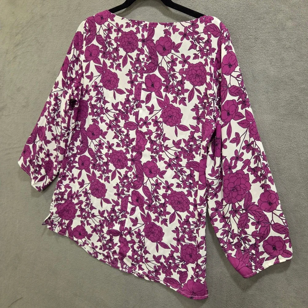 Banana Republic Floral Blouse Top Women Small Office Cottage‎ Boho Romantic